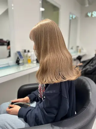 ロング カラー 💖ミルクティー💖 あかり💖のヘアスタイル