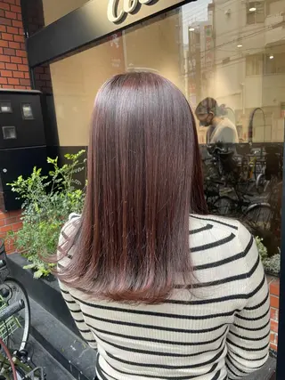 セミロング La fith hair wille 福山店【ラフィス ヘアー ヴィレ】所属・片平 帆香のヘアスタイル