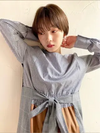 ショート yamashita moekaのヘアスタイル