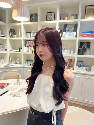 ロング カラー 似合わせ/レイヤー 💟SAEのヘアスタイル