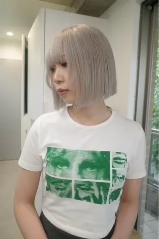 ショート カラー ハイトーンカラー 優海のヘアスタイル