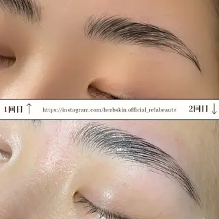 アイブロウ Eyeherbskin所属・札幌東区・デザイン まつげパーマのマツエク・マツパデザイン