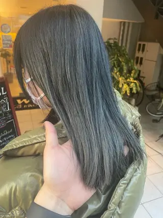 セミロング カラー 🌼韓国ヘア🌼 田中義也のヘアスタイル