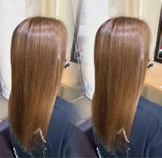 セミロング カラー ⠀ 流菜のヘアスタイル