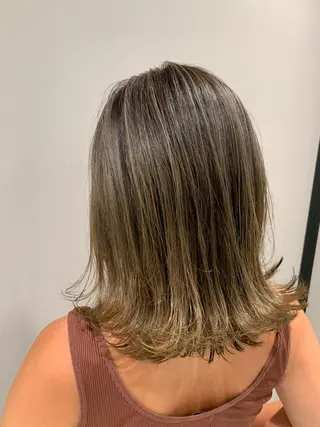 ミディアム カラー 古畑 佑悟のヘアスタイル