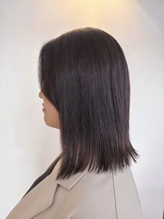 ミディアム 花田 綾のヘアスタイル