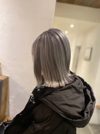 ショート 髪質改善/縮毛矯正/ ブリーチ/荊尾のヘアスタイル