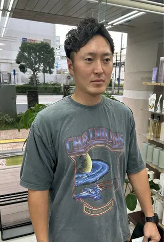 ショート パーマ メンズ メンズパーマの達人 /タカシマ　ダイスケのヘアスタイル