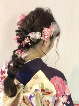 ヘアアレンジ SALON DE KIKUCHI 本店所属・菊池 栄里奈のヘアスタイル