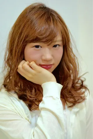 セミロング ロング カラー 大木 拓瑞のヘアスタイル