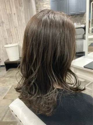 ミディアム The Apartment of Solon Citta 船橋609所属・髪質改善/縮毛矯正/ 美髪/個室/ハラのヘアスタイル