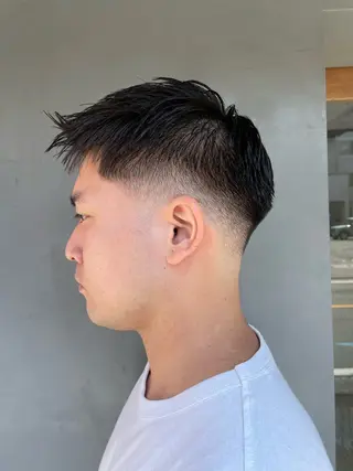 ショート メンズ FADE&LINE登戸店所属・🔥メンズ専門 美容師🔥 柳澤陵心のヘアスタイル