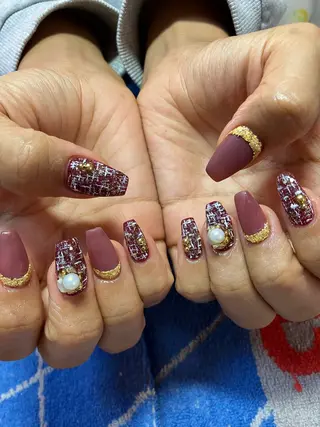 ネイル rukianail 新里のネイルデザイン