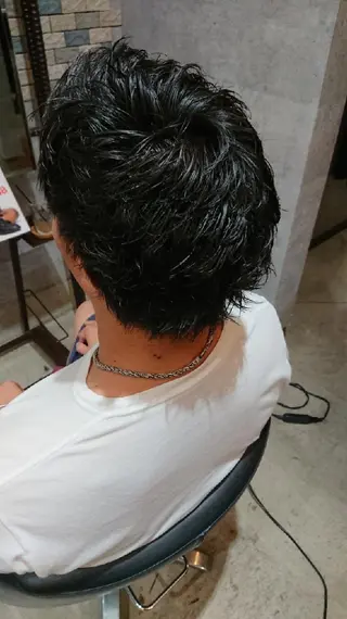 パーマ メンズ 浅野  勇貴のヘアスタイル