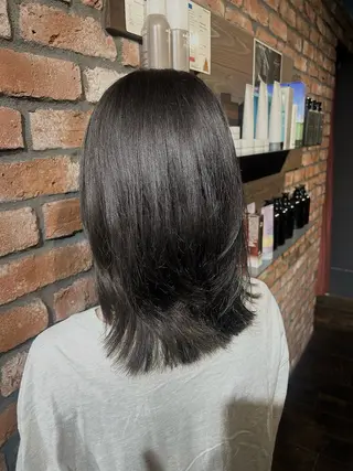 ミディアム カラー 🫧みき🫧【 ボブ／透明感カラー】のヘアスタイル