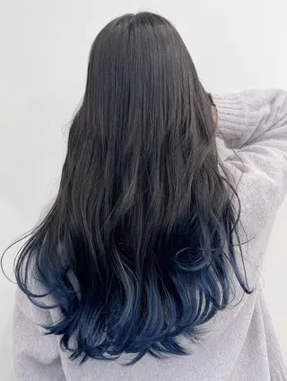 ロング カラー 【公式】amble luxe池袋東口💛のヘアスタイル