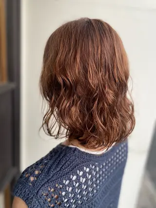 ミディアム パーマ ◤ Jammin.◢ Mizuho.のヘアスタイル