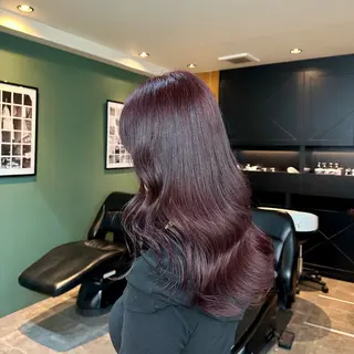 セミロング カラー YUNA★ メンズパーマのヘアスタイル