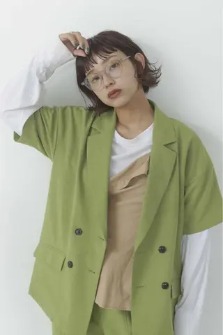 ショート 透明感韓国ヘア♡ みつきのヘアスタイル