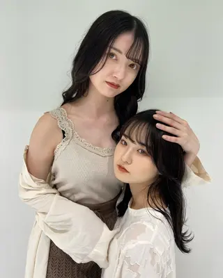 ロング カラー パーマ ヘアアレンジ メンズ rei／透明感カラー ／オリーブグレージュのヘアスタイル