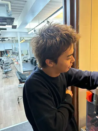 パーマ メンズ WAVEY ft.fifth所属・横浜メンズカット パーマ/ショウゴのヘアスタイル