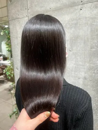 カラー momo🍑/顔周り カット/透明感カラーのヘアスタイル