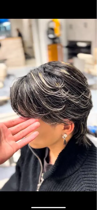 ショート パーマ メンズ 🔮メンズ縮毛矯正 毛流れパーマ💎竹永のヘアスタイル