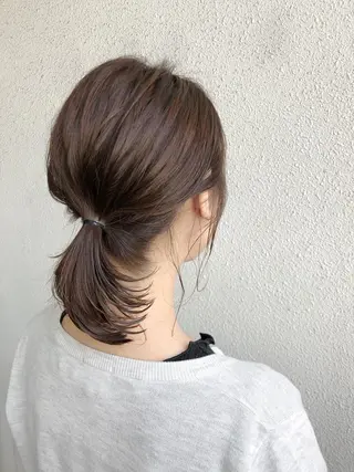 ミディアム カラー ヘアアレンジ 356所属・髪質改善/艶髪/ 木山ゆかりのヘアスタイル