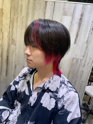 カラー メンズ 西山 恵太郎のヘアスタイル