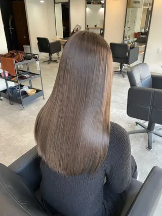 ロング カラー LAFF 姫依のヘアスタイル