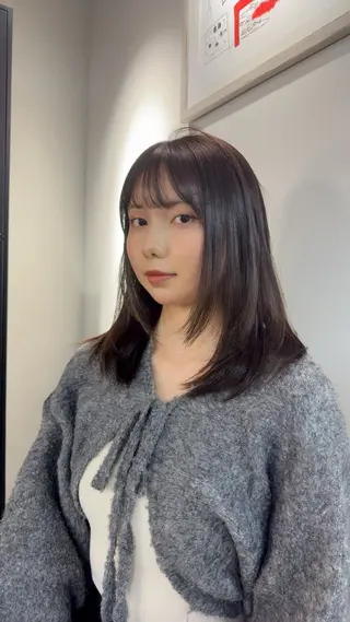 ミディアム 新宿/ハイトーン/ レイヤー/サカキのヘアスタイル