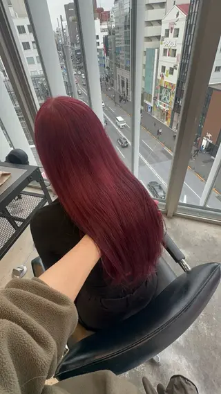 ミディアム カラー パーマ ヘアアレンジ 暖色💖ツヤ髪💖 masae🌼のヘアスタイル