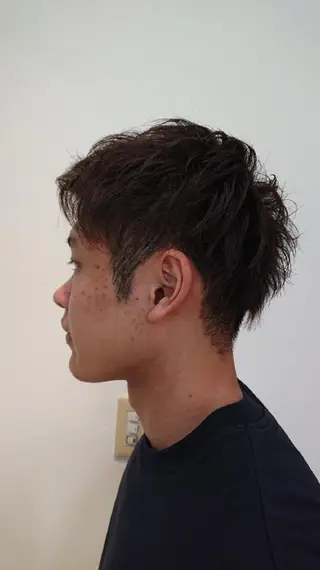 メンズ カラー 林慶吾/ショートボブ /デザインカラーのヘアスタイル