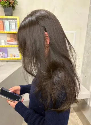 ロング カラー レイヤー/柔色 カラー/SAkiのヘアスタイル