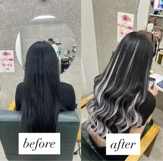 ロング ⭐️強粘着エクステ ⭐️エクステ⭐️のヘアスタイル