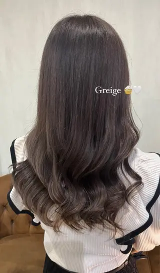 ロング カラー ヘアアレンジ ♡🎀垢抜け透明感 カラーaomi🐇♡のヘアスタイル