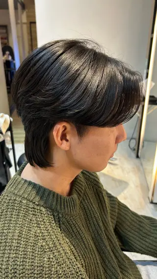 メンズ 有働由良／ハイトーン ／韓国メンズヘアのヘアスタイル