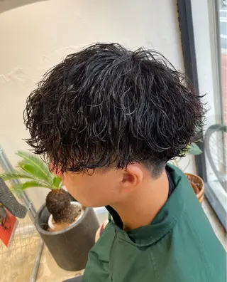 パーマ メンズ 🌴パーマオタク🌴 長谷川 諒佑🌈のヘアスタイル