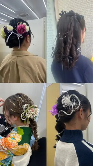 ロング ヘアアレンジ HOLLYHOCK所属・hollyhock ホーリーホックのヘアスタイル