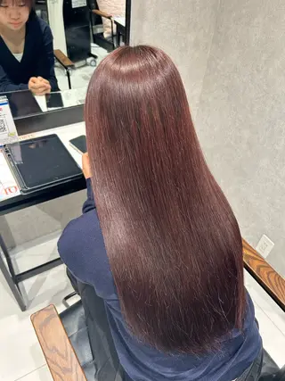 カラー トレンド甘めガーリー Mizuki☁️🫧のヘアスタイル