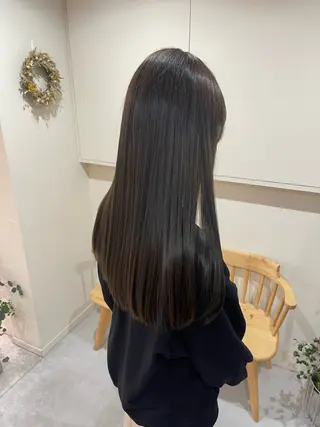 ロング uni所属・中堀 遥のヘアスタイル