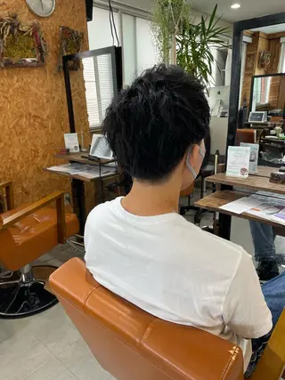 ショート メンズ かんばら りょーいのヘアスタイル