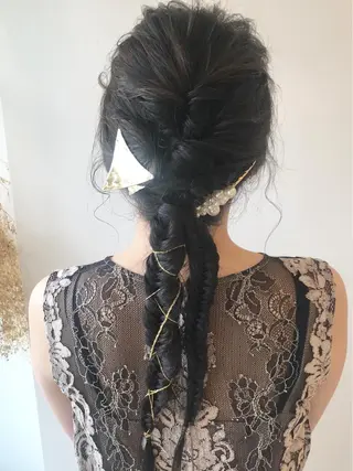 ヘアアレンジ milis 知崎春奈のヘアスタイル