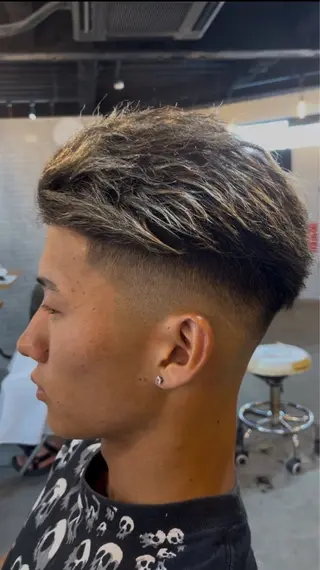 ショート カラー メンズ 🇺🇸外国人風ヘア 💈N.Yuto💈のヘアスタイル