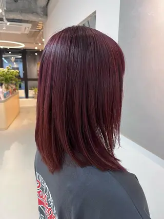 ミディアム カラー 恒松 大毅のヘアスタイル