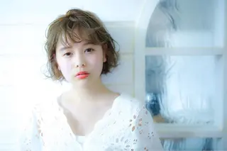 ミディアム カラー パーマ Graph. （グラフ）立川🪽✨のヘアスタイル