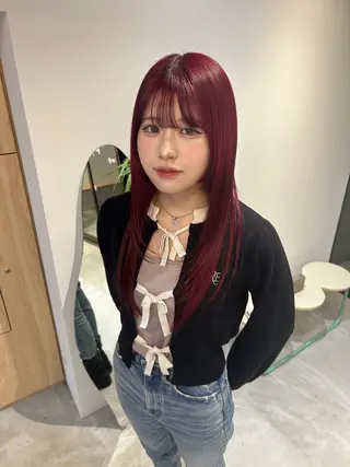 ロング カラー BROOK.所属・BROOK.yuur HIYORI🌼🫧のヘアスタイル