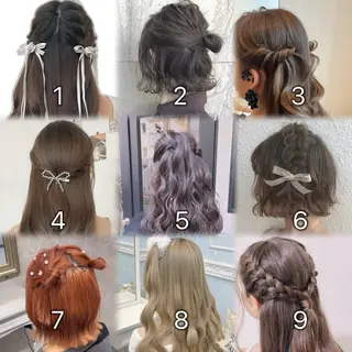 ヘアアレンジ 🌼花屋併設🌼 木下奈々望のヘアスタイル