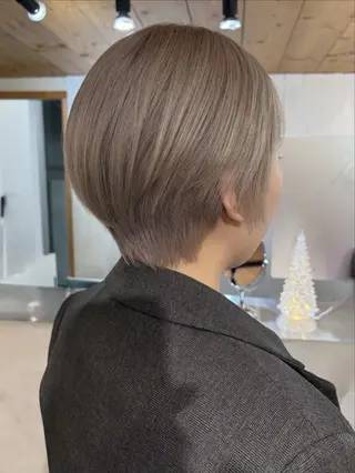 ショート カラー 🫐寒色系カラー 🫐ヤマナカリリカのヘアスタイル