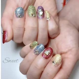 ネイル sweet 仲野陽子のネイルデザイン